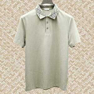 Burberry Men's Green Short Sleeve Shirt